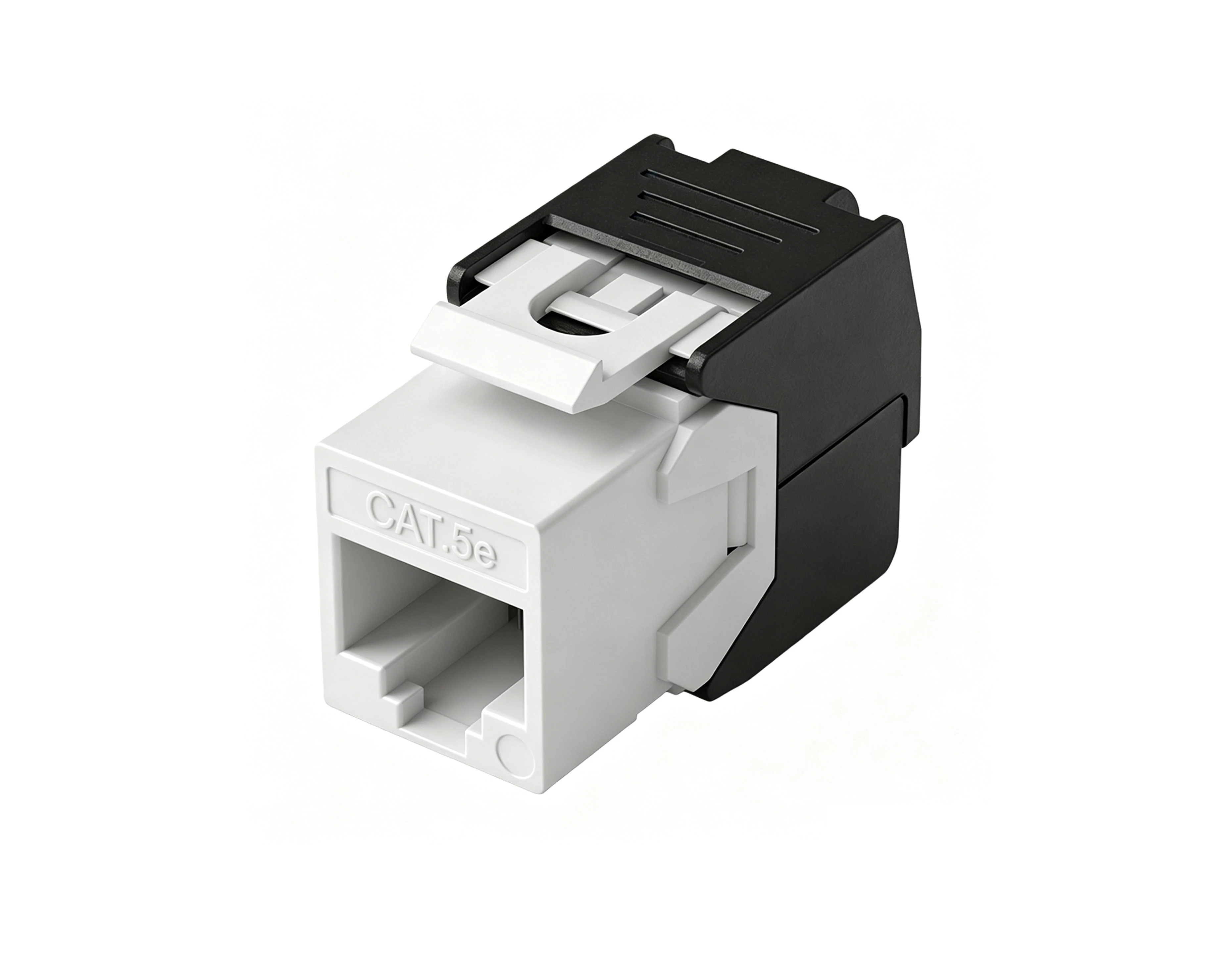 SKJ-A33111 Cat.5e RJ45 Toolless KeystoneJack,Unshielded, 180&deg;,Up to Down