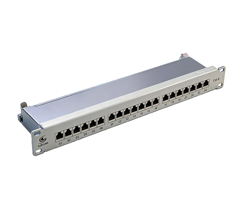 SPP-0A63D1 CAT.6 24Port Patch Panel Shielded