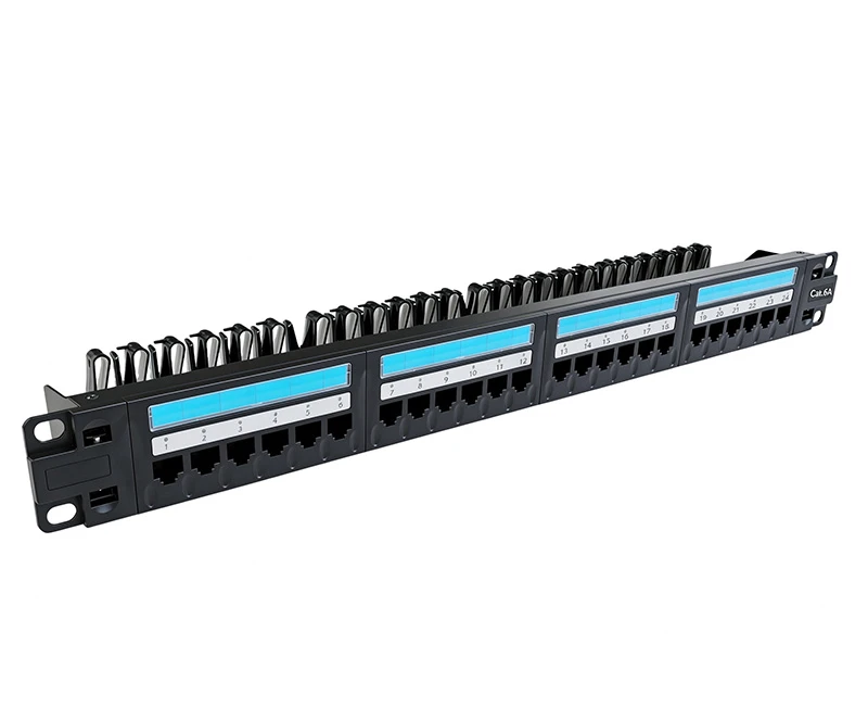 SPP-BC6201-1 Cat.6A 24-Port Front Removable Patch Panel Unshielded