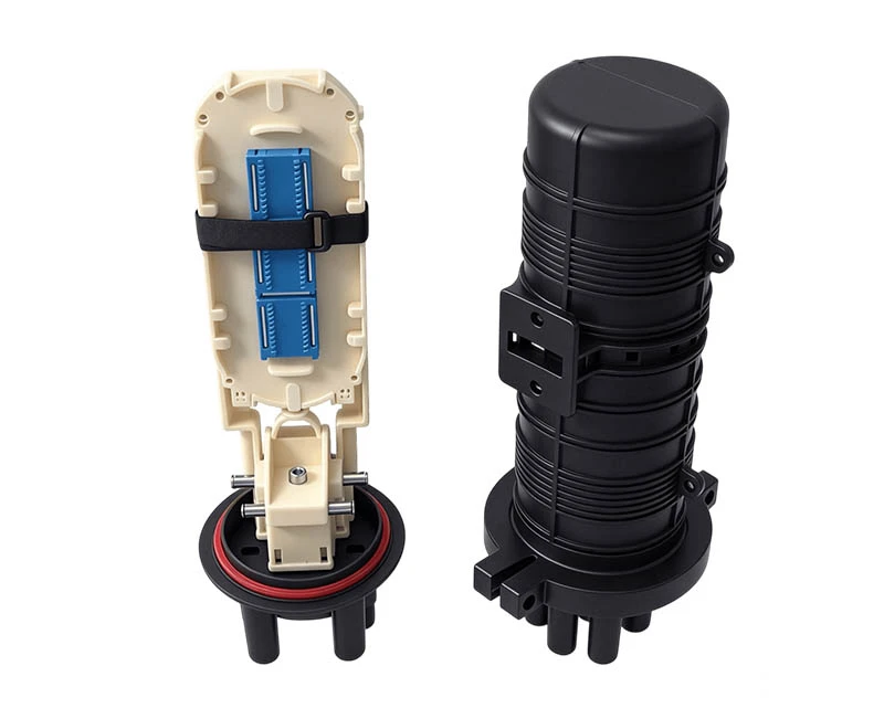 Heat shrinkable seal 96 Core Vertical fiber optical splice closure