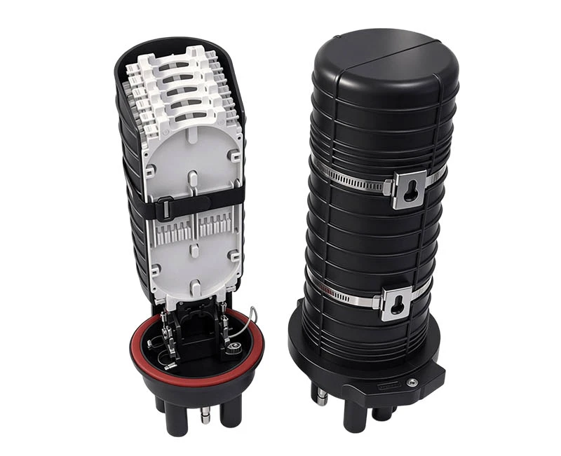 Heat shrinkable seal 144 Core Vertical fiber optical splice closure