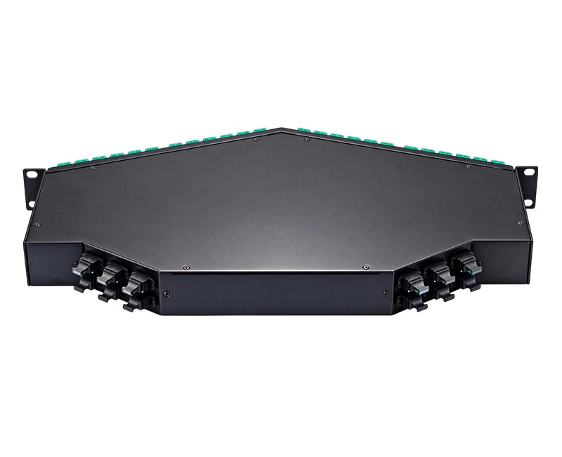 144-1U Ultra-high density MPO-MTP Inclined Fiber distribution chassis