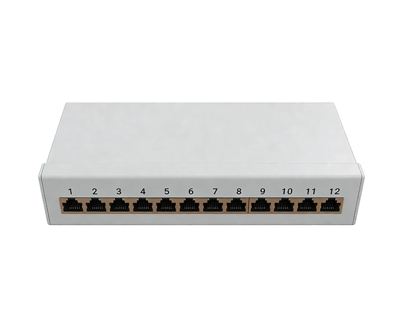 SPP-7133L1-1 Shielded Cat.6A 12-Port Patch Panel