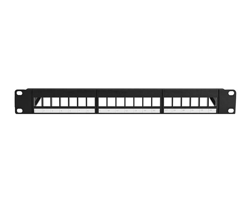 SPP-046201-1 UTP Blank Patch panel 24Port With Cable Manager