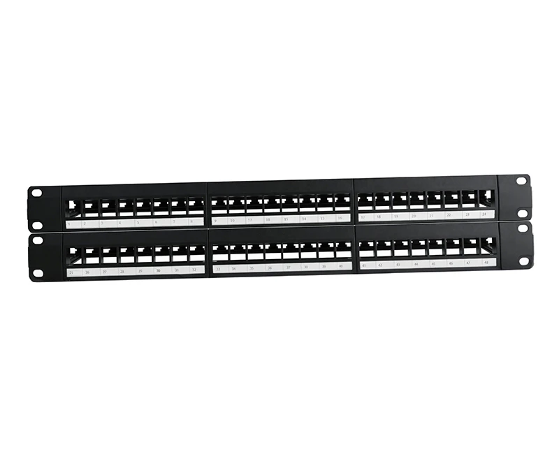 SPP-049201-1 UTP Blank Patch panel 48Port With Cable Manager