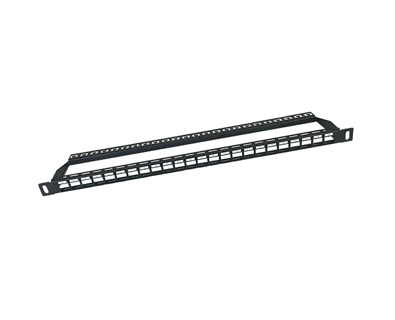 SPP-U16002 UTP 0.5U Blank Patch panel 24Port