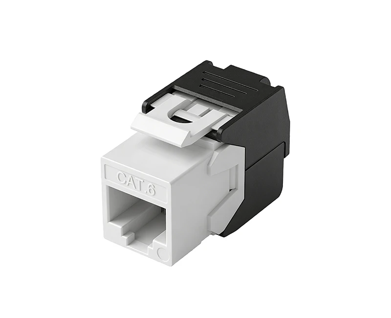 SKJ-A63111 Cat.6  RJ45 Toolless KeystoneJack,Unshielded, 180&deg;,Up to Down