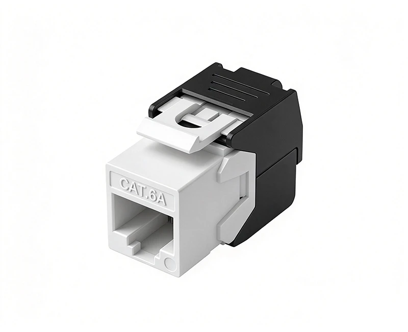 SKJ-AC3111 Cat.6A RJ45 Toolless KeystoneJack,Unshielded, 180&deg;,Up to Down