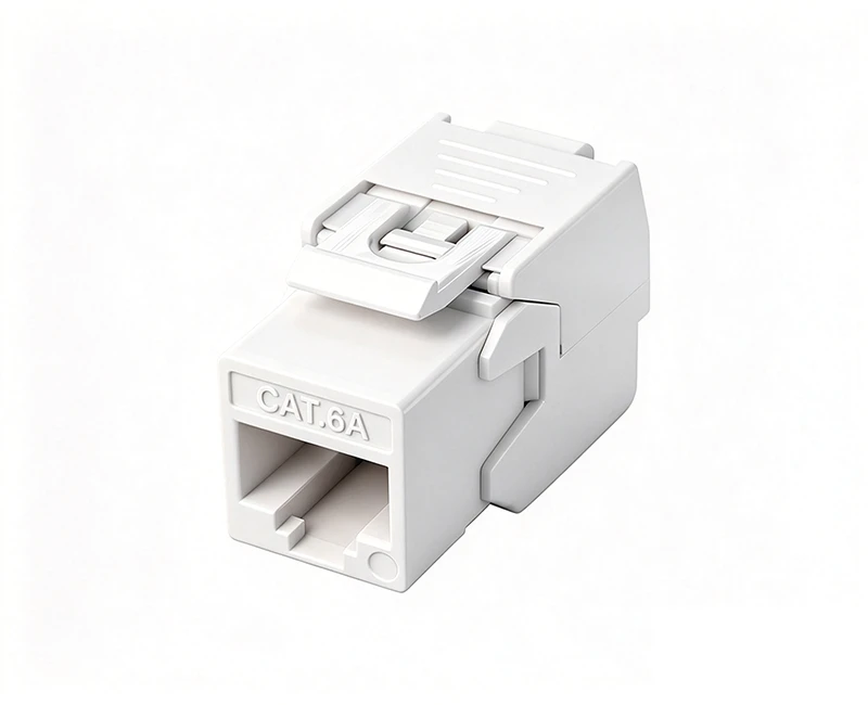 SKJ-AC3111 Cat.6A RJ45 Toolless KeystoneJack,Unshielded, 180&deg;,Up to Down