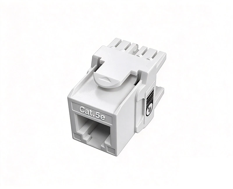 SKJ-B32101 Cat.5e Keystone Jack 180 Degree Unshielded