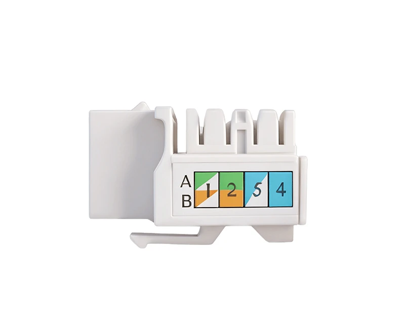 SKJ-230101 Cat.5e Keystone Jack 90 Degree Unshielded
