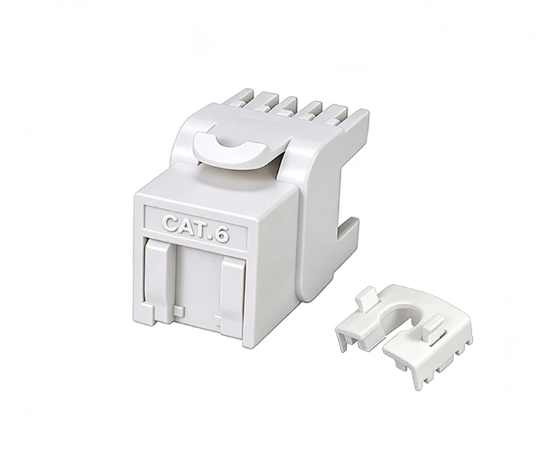 SKJ-H62101-1 UTP Cat.6 Keystone Jack Unshielded Cat.5e Keystone Jack 180 Degree, with Proof Dust Shu
