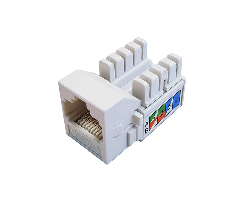 SKJ-26V102 Cat.6 RJ45 (8P8C) 90 Degrees Unshielded AV interface