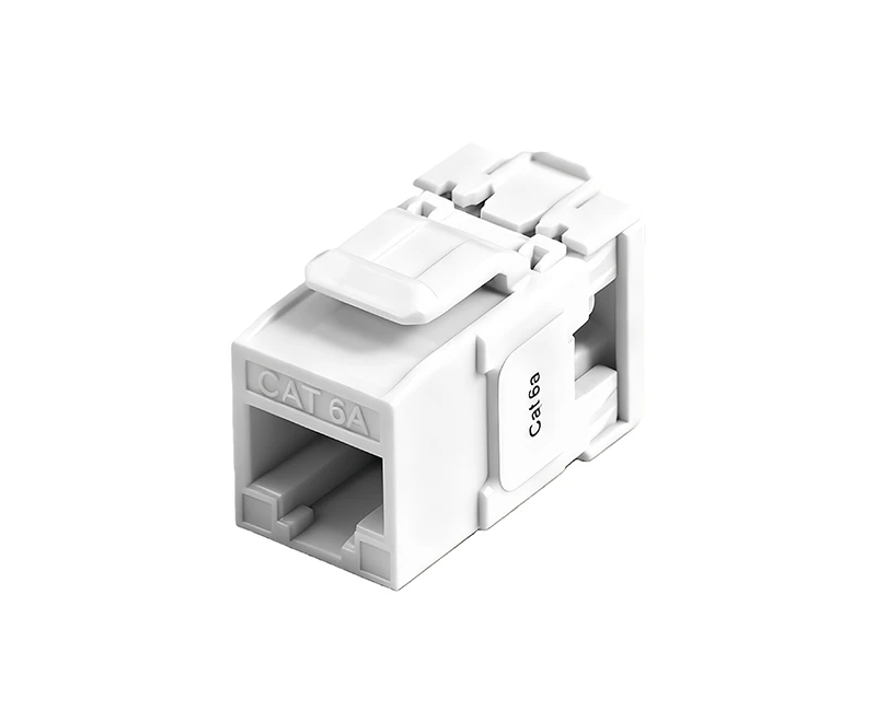 SKJ-7621A1 Cat.6A Keystone Jack 180 Degree wonderful performance Unshielded