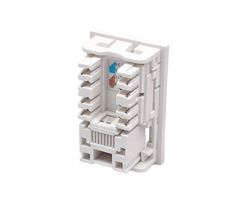 SKJ-C30101 UnshieldedUK Type Cat.5e Keystone Jack 38.6mm Version3