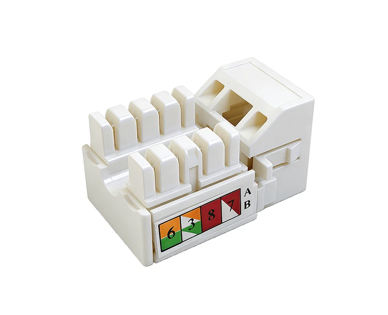 SKJ-26V102 Cat.6 RJ45 (8P8C) 90 Degrees Unshielded AV interface