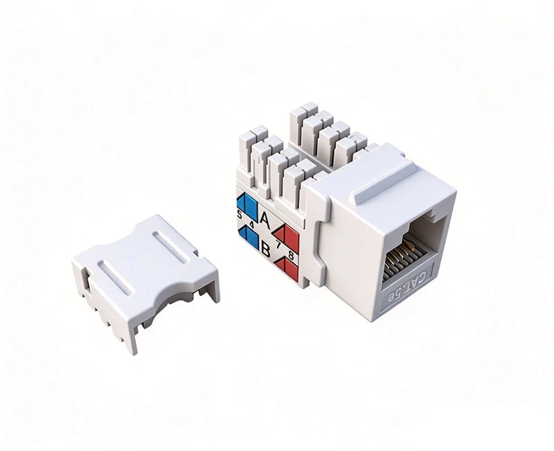 SKJ-D31101 Cat.5e Keystone Jack 90 degree Unshielded